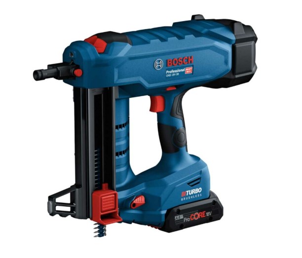 Bosch GNB 18V-38 Professional Cordless Concrete Nailer – High Efficiency Nail Gun for Concrete and Steel Fixing, Ideal for Construction, Electrical, and Mechanical Installations